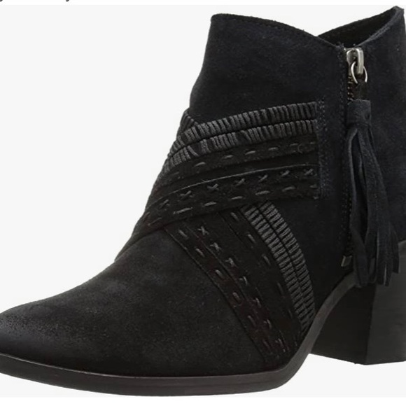 Naughty Monkey Noah Leather Ankle Bootie, Black - Picture 2 of 7